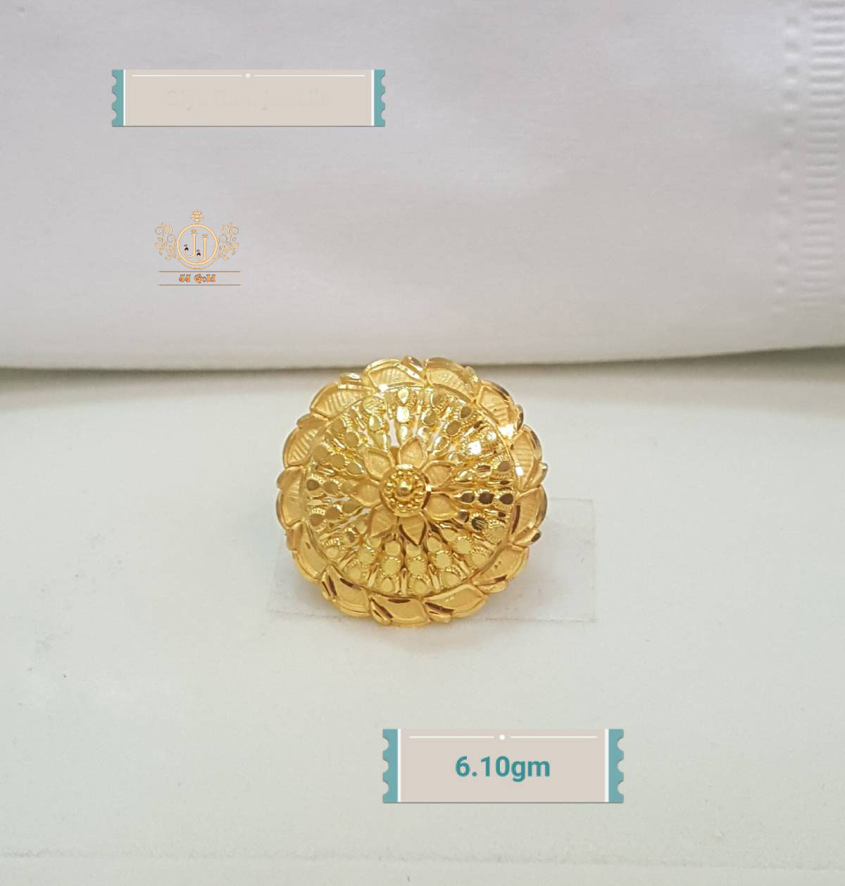 22 Carat Gold Ring Designs | Jodha Ring Design | New Jewellery Designs |  Light Weight Ladies Ring ✨ - YouTube
